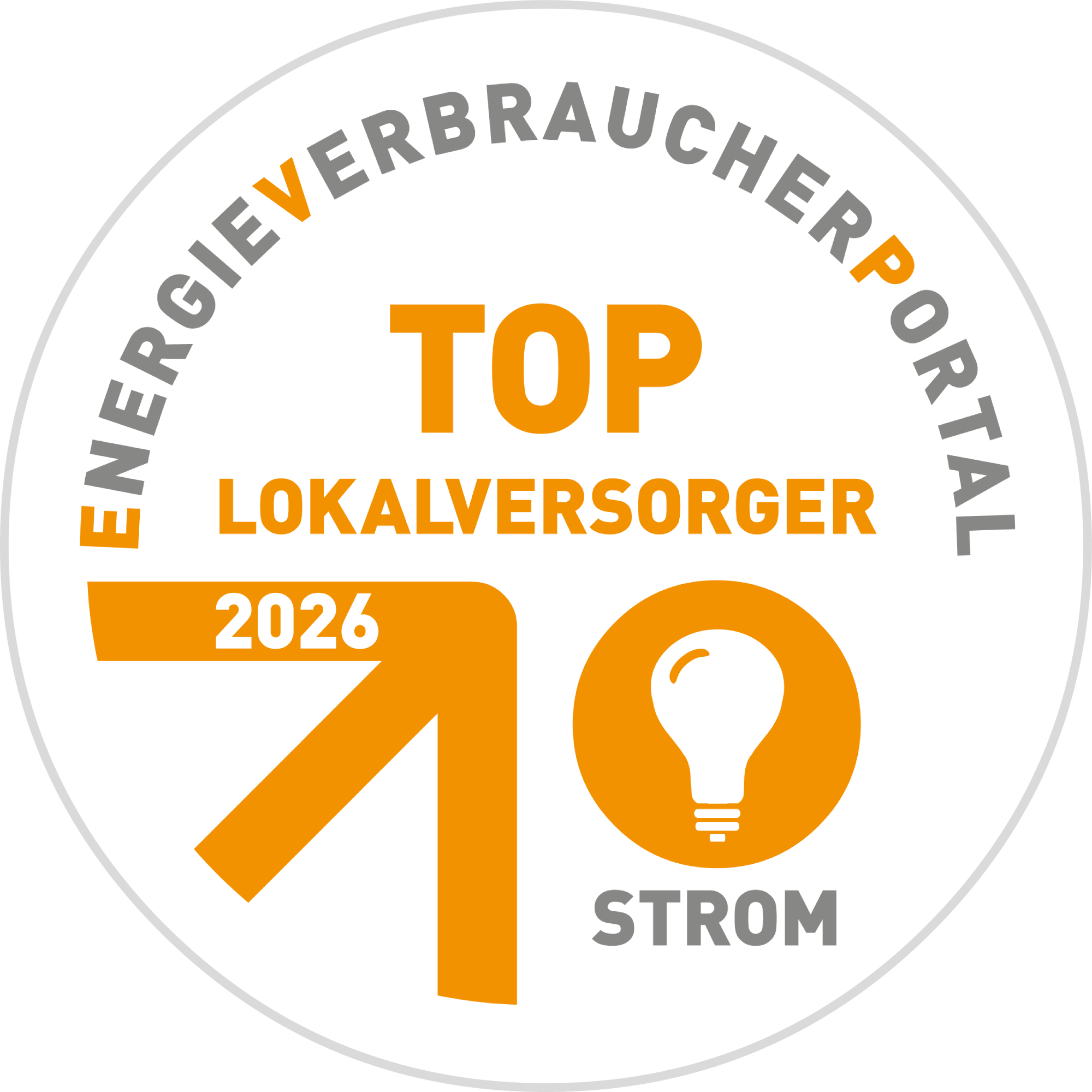 Top-Lokalversorger Strom - schon 17 Jahre in Folge!